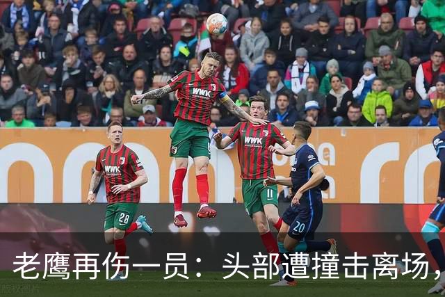 老鹰再伤一员：头部遭撞击离场，赛前已缺5名主力