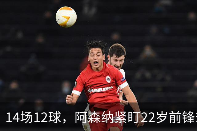 14场12球，阿森纳紧盯22岁前锋却要等到夏天